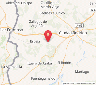 Map of Aldeanueva, Castille and León