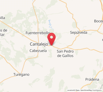 Map of Aldeonsancho, Castille and León