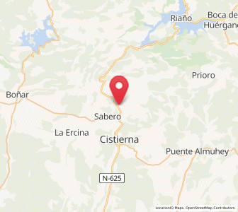 Map of Aleje, Castille and León