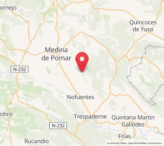 Map of Almendres, Castille and León