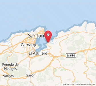 Map of Almojo, Cantabria