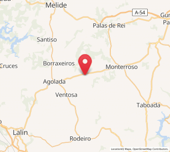 Map of Amarante, Galicia
