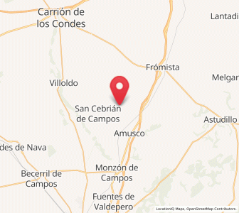 Map of Amayuelas de Arriba, Castille and León
