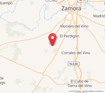 Map of Amor, Castille and León