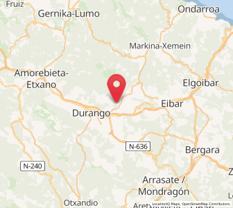 Map of Andikoa, Basque Country