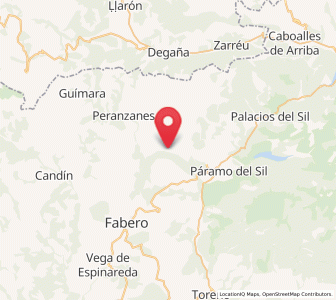 Map of Anllarinos, Castille and León