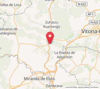 Map of Anuntzeta / Anúcita, Basque Country