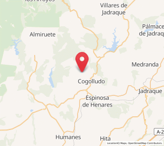 Map of Arbancón, Castille-La Mancha