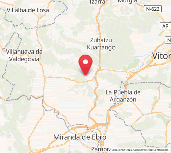 Map of Arbígano, Basque Country