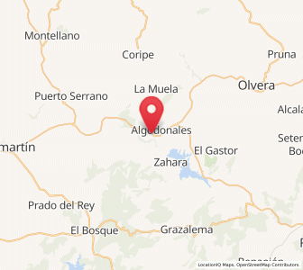 Map of Arenal, Andalusia