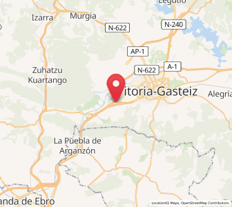 Map of Ariñiz / Aríñez, Basque Country