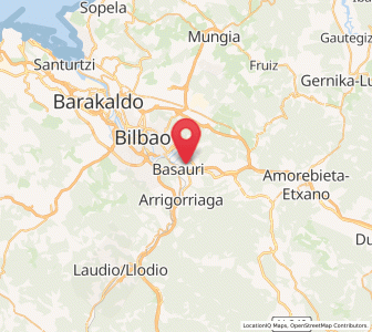 Map of Arizgoiti, Basque Country