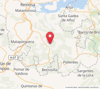 Map of Aroco, Cantabria