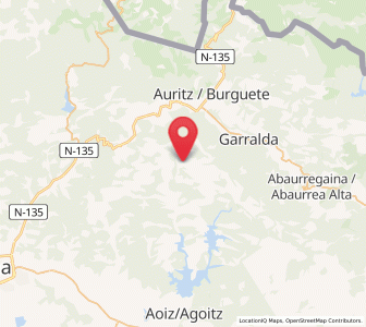 Map of Arrieta, Navarre