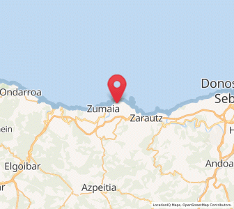 Map of Askizu, Basque Country
