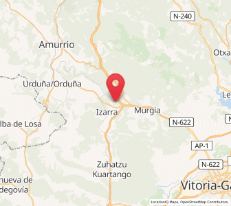 Map of Astitz, Basque Country