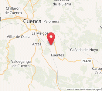 Map of Atalaya de Cuenca, Castille-La Mancha