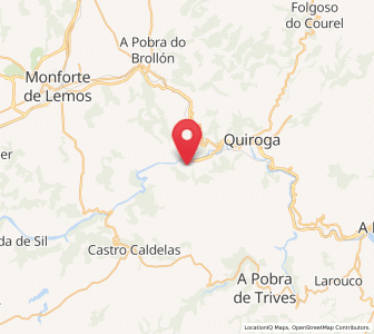Map of Augasmestas, Galicia