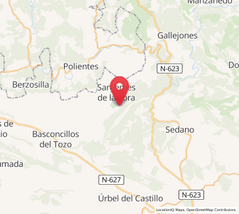 Map of Ayoluengo, Castille and León