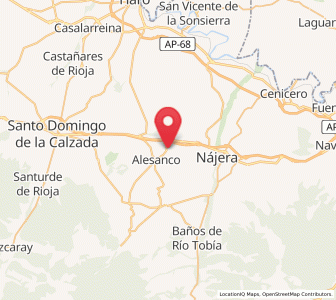 Map of Azofra, La Rioja