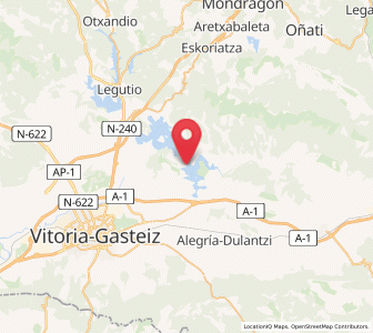 Map of Azua, Basque Country
