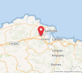 Map of Bárcena de Cicero, Cantabria