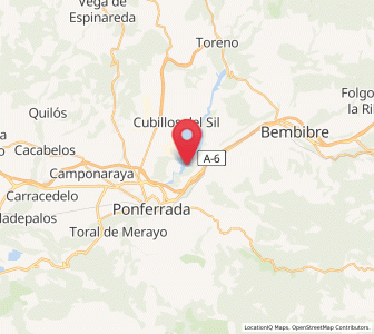 Map of Bárcena del Río, Castille and León
