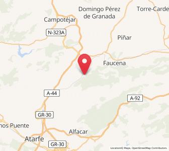 Map of Barcinas, Andalusia
