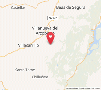 Map of Barranco de la Montesina, Andalusia