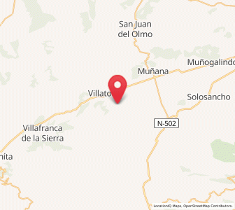 Map of Barrio de Arriba, Castille and León