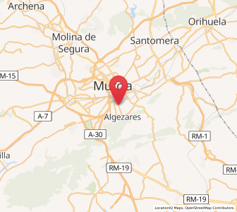 Map of Barrio del Progreso, Murcia