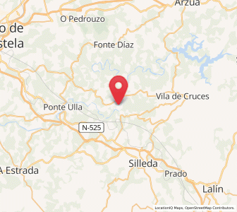 Map of Bascuas, Galicia
