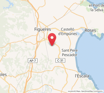 Map of Baseia, Catalonia