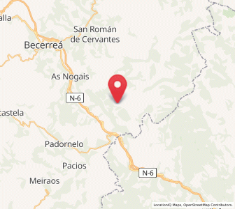 Map of Bazal, Galicia