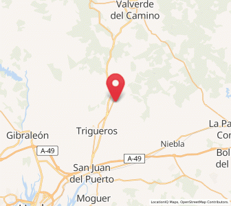 Map of Beas, Andalusia