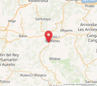 Map of Beloncio, Asturias