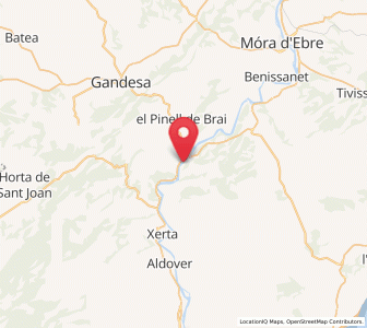 Map of Benifallet, Catalonia