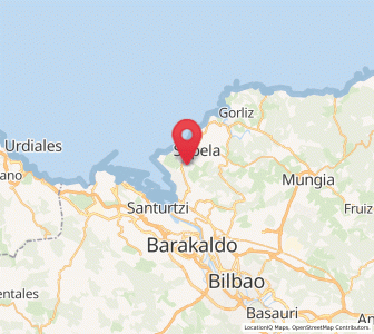 Map of Berango, Basque Country