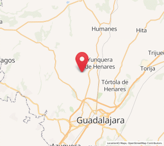 Map of Berjafel, Castille-La Mancha