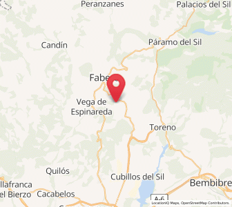 Map of Berlanga del Bierzo, Castille and León