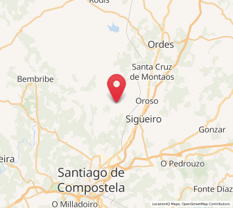 Map of Berreo, Galicia