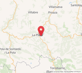 Map of Berrueño, Asturias