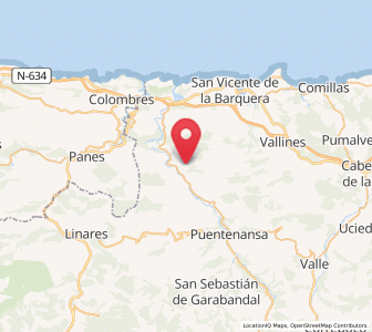 Map of Bielva, Cantabria