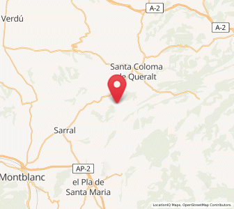 Map of Biure de Gaià, Catalonia
