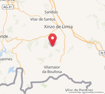 Map of Blancos, Galicia