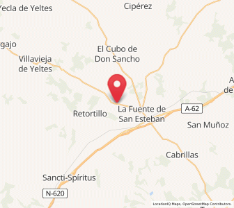 Map of Boada, Castille and León