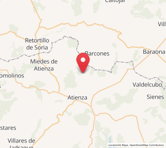Map of Bochones, Castille-La Mancha