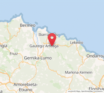 Map of Bollar, Basque Country
