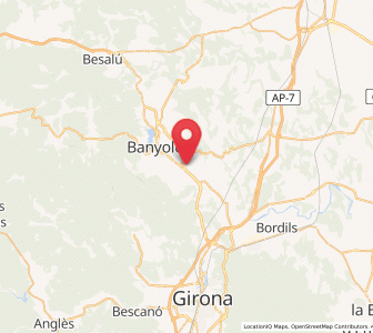 Map of Borgonyà, Catalonia