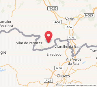 Map of Bousés, Galicia